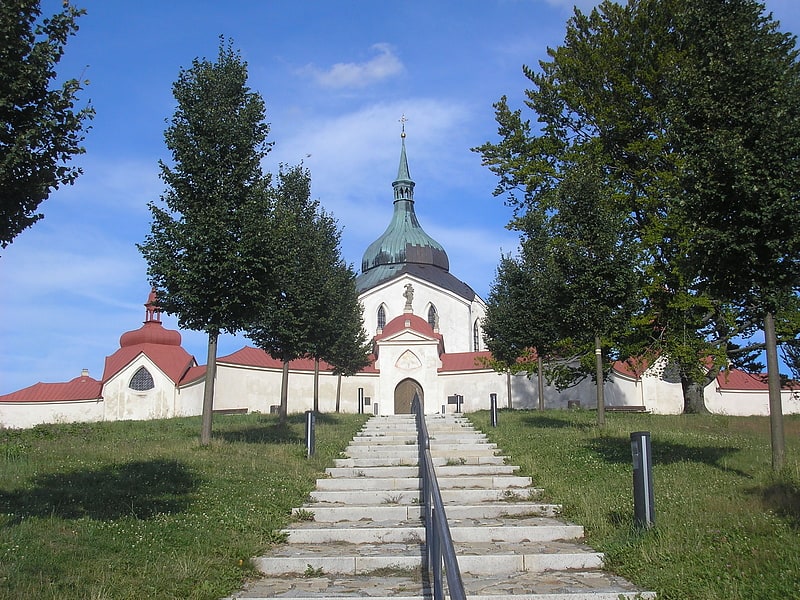 Catholic church in Žďár nad Sázavou, Czechia