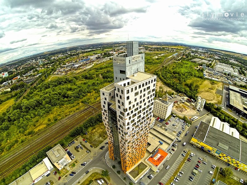 High-rise building in Brno, Czechia