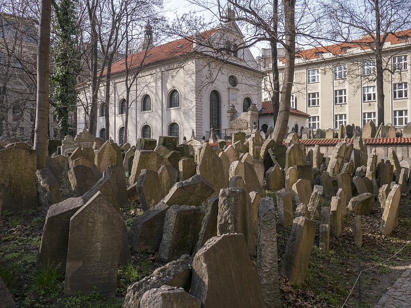 Cemetery in Prague, Czechia