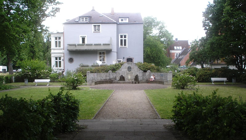Öffentlicher Park in Lübeck, Schleswig-Holstein