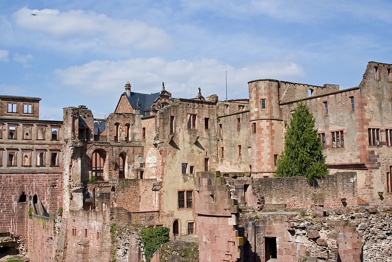Castillo en Heidelberg, Alemania