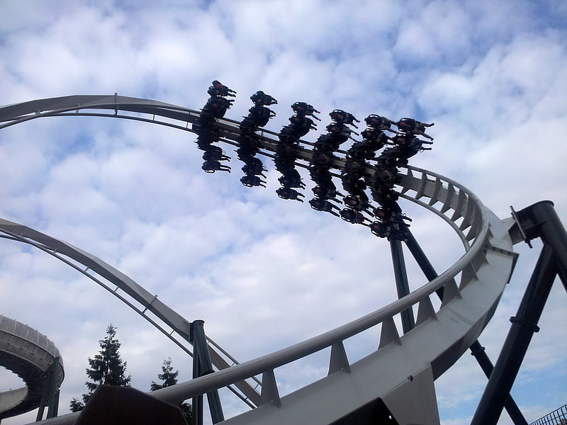Roller coaster in Soltau, Germany