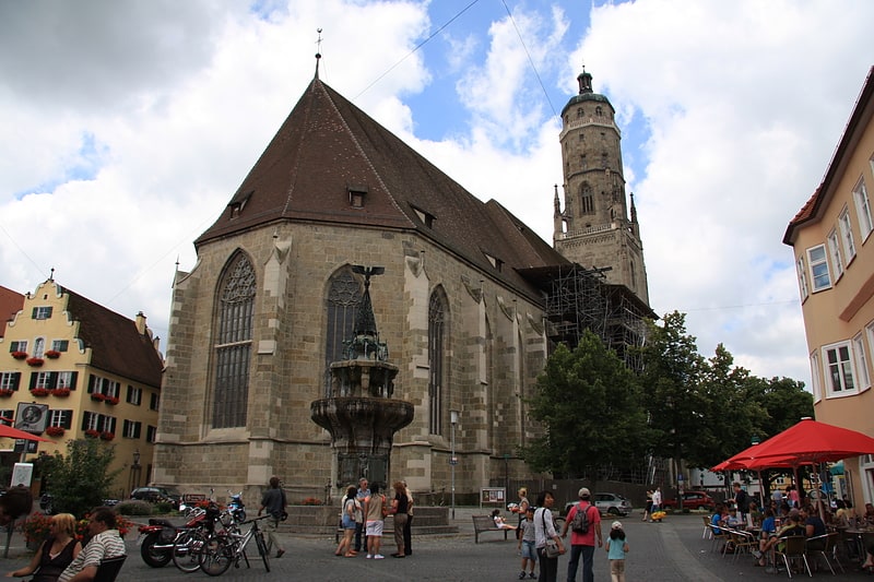 Église évangélique à Nördlingen, Allemagne