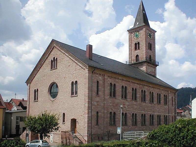 Kirche in Eberbach, Baden-Württemberg