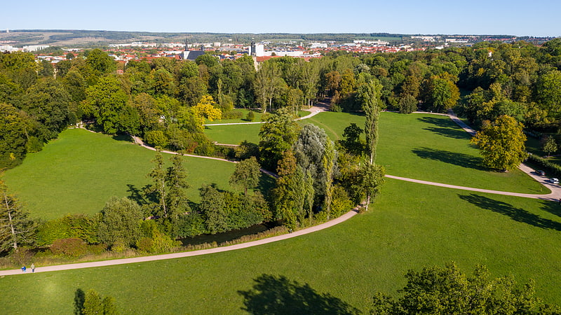 Park in Weimar, Thüringen