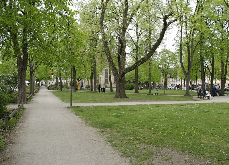 Park in Erlangen, Bayern