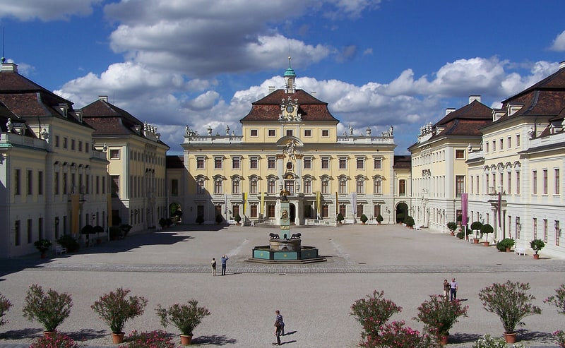 Residenzschloss in Ludwigsburg, Baden-Württemberg
