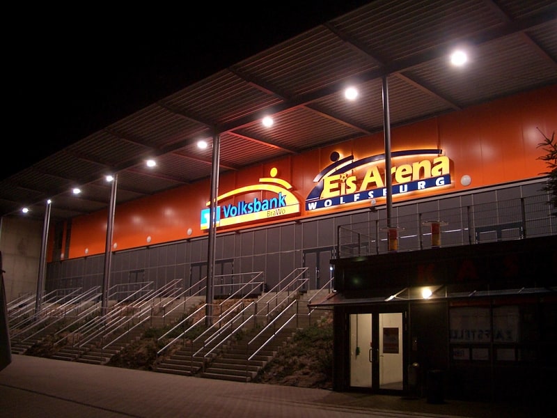 Eissporthalle in Wolfsburg, Niedersachsen
