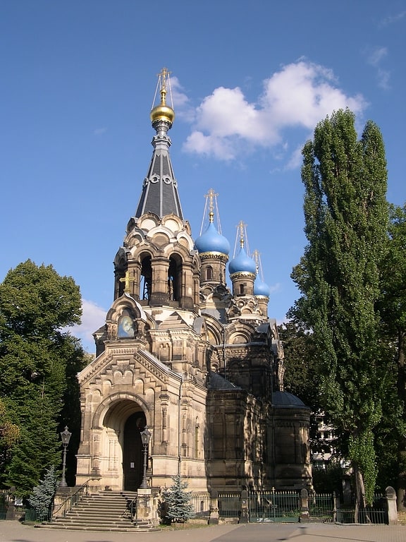 Église à Dresde, Allemagne