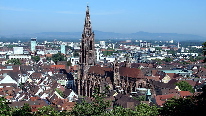 Cathédrale à Fribourg-en-Brisgau, Allemagne