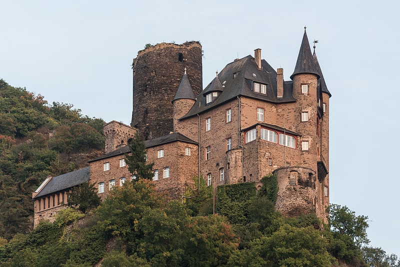 Château fort à Sankt Goarshausen, Allemagne