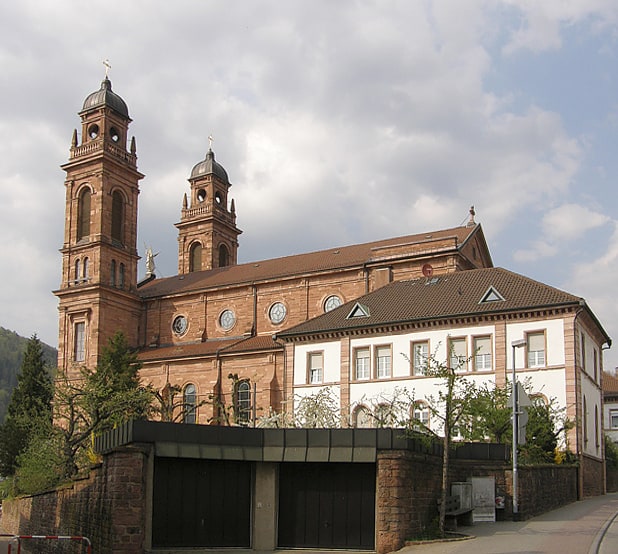 Katholische Kirche in Eberbach, Baden-Württemberg