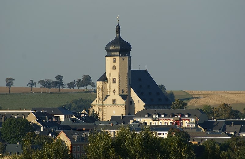 Lutherische Kirche in Marienberg, Sachsen