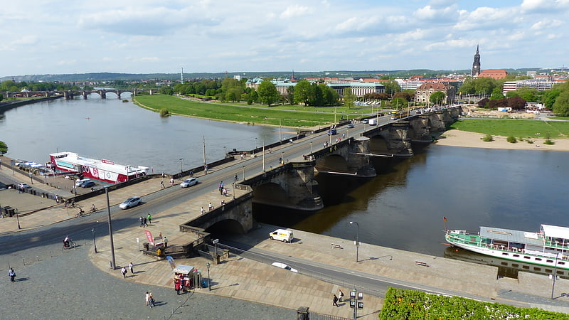 Brücke in Dresden, Sachsen
