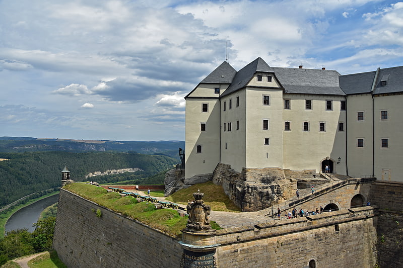 Fortress in Königstein, Saxony, Germany