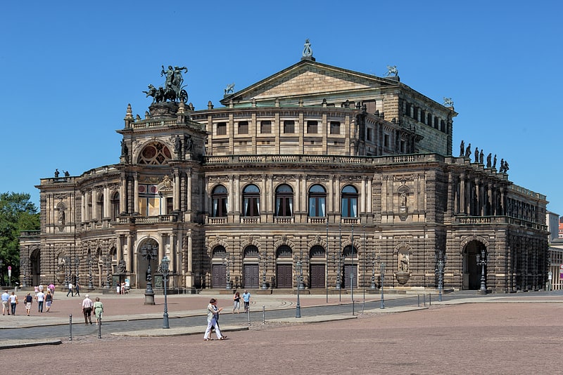 Opéra à Dresde, Allemagne