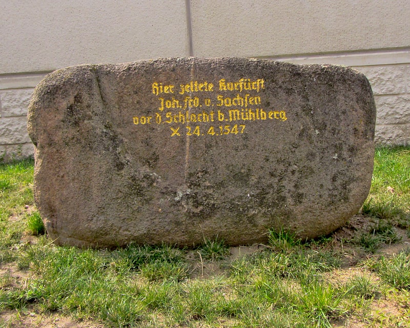 Gedenkstein Schlacht bei Mühlberg