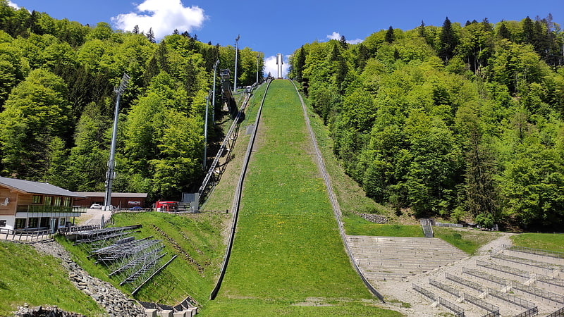 Ski area in Oberstdorf, Germany