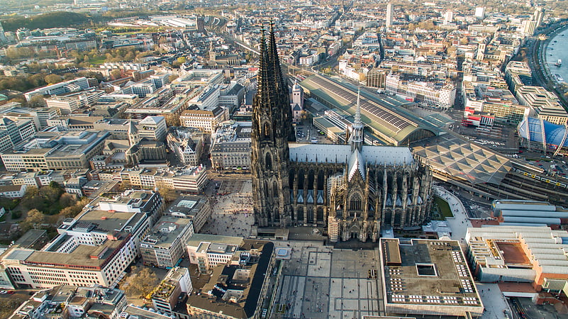 Cathédrale à Cologne, Allemagne