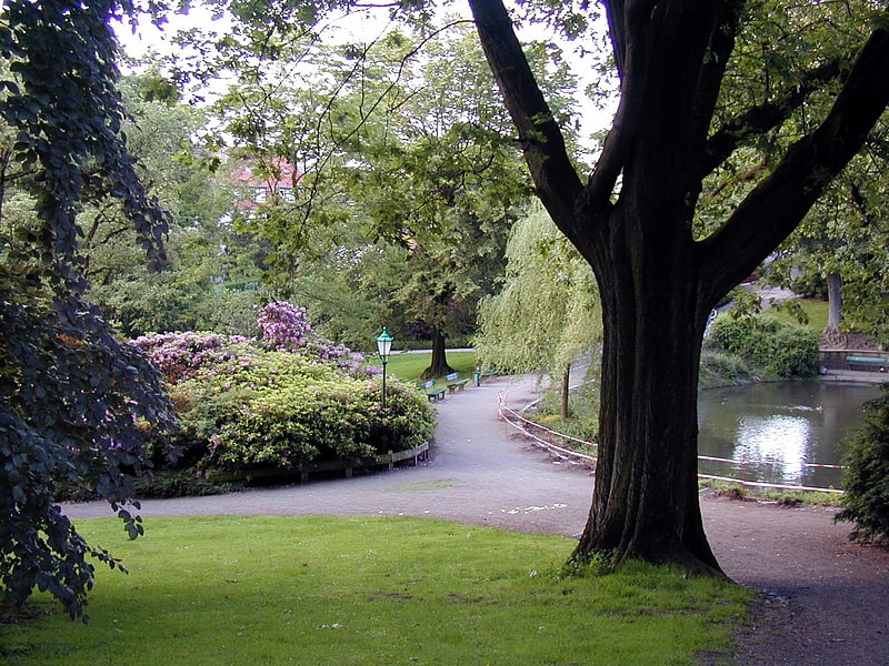 Park in Wuppertal, Nordrhein-Westfalen