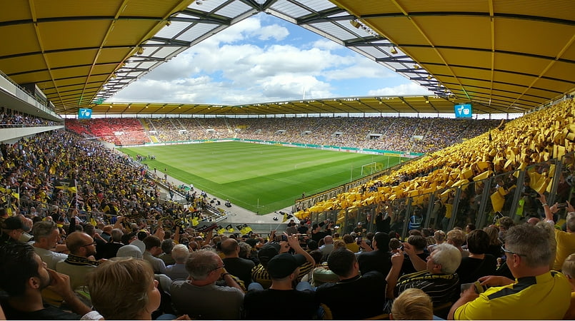 Stadion in Aachen, Nordrhein-Westfalen