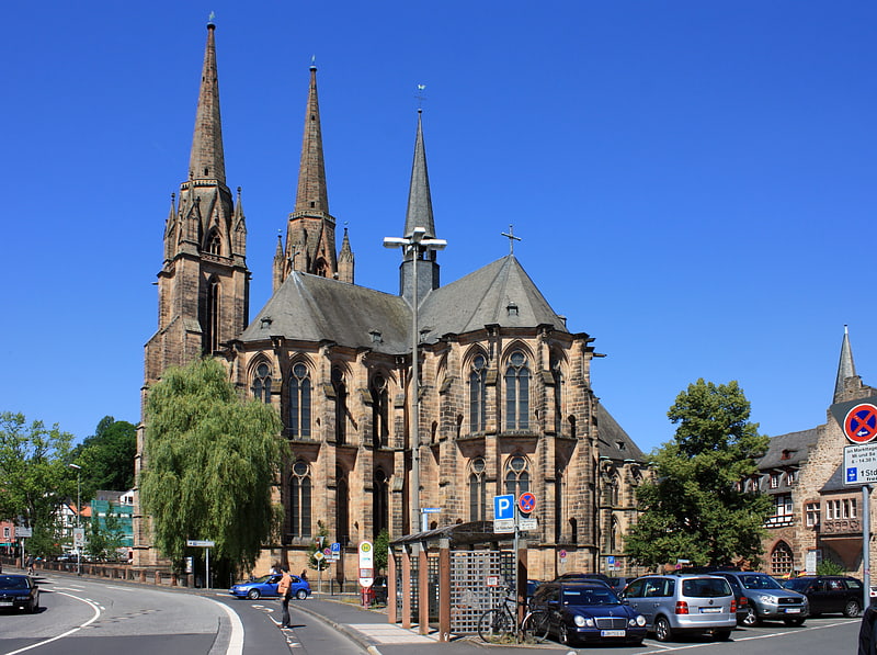Evangelical church in Marburg, Germany