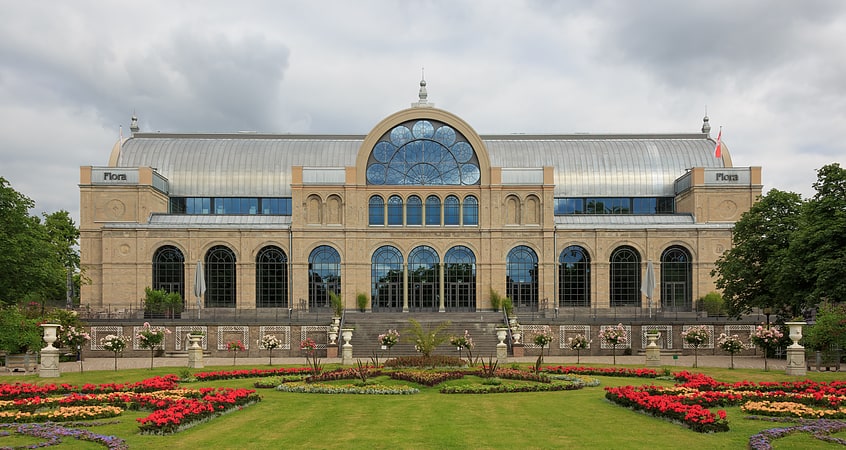 Botanical garden in Cologne, Germany