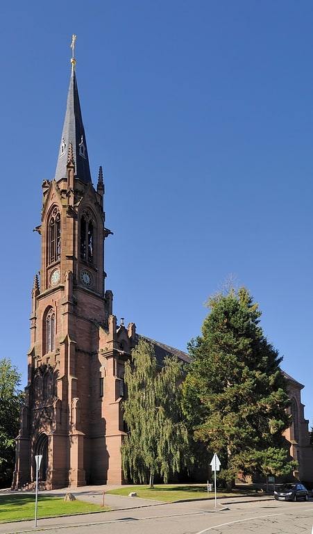 Evangelische Kirche in Schopfheim, Baden-Württemberg