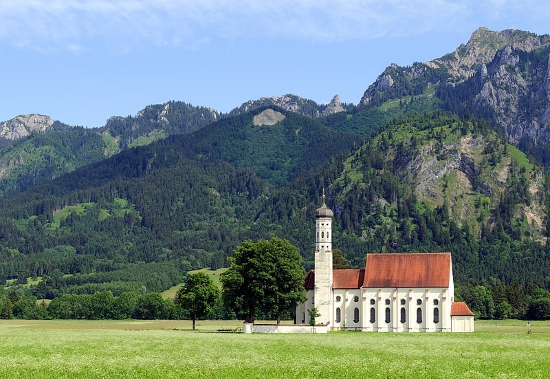 Katholische Kirche in Schwangau, Bayern