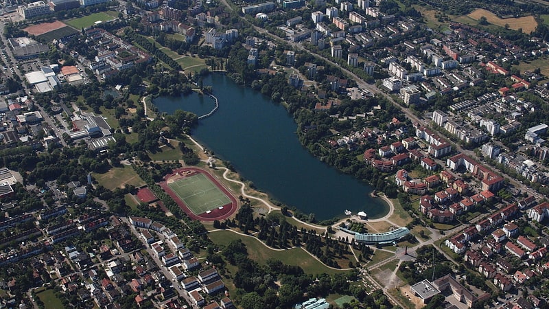 Park in Freiburg im Breisgau, Baden-Württemberg