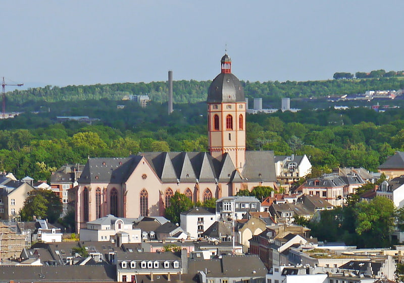 Collegiate church in Mainz, Germany
