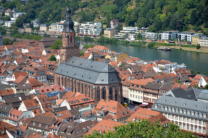 Protestant church in Heidelberg, Germany