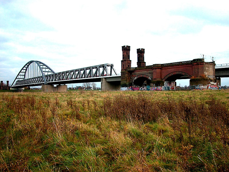Brücke in Düsseldorf, Nordrhein-Westfalen
