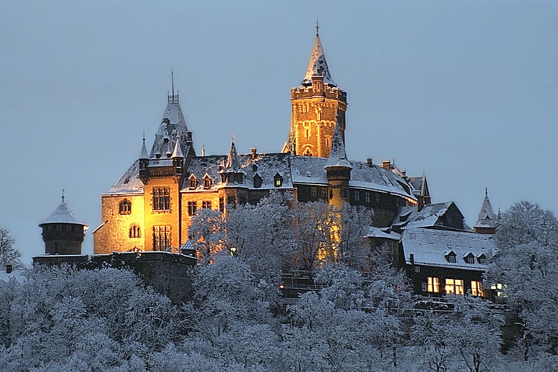 Castillo en Wernigerode, Alemania