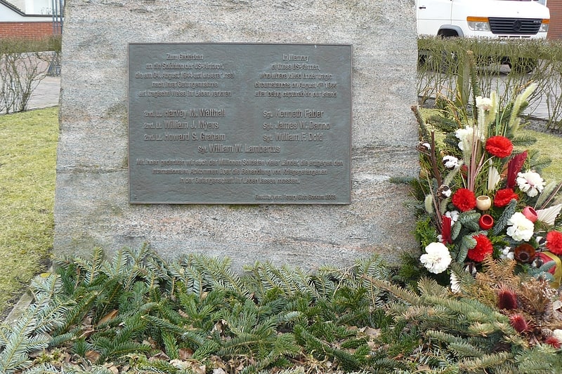 Gedenkstein für die auf Borkum ermordeten Soldaten der US-Airforce