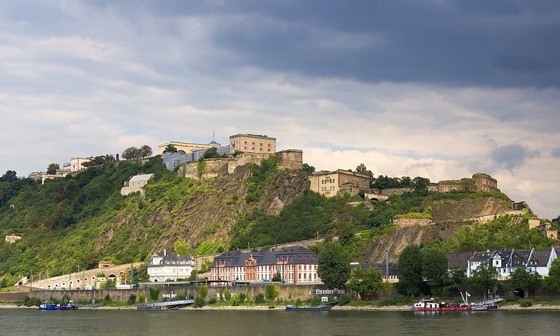 Fortress in Koblenz, Germany