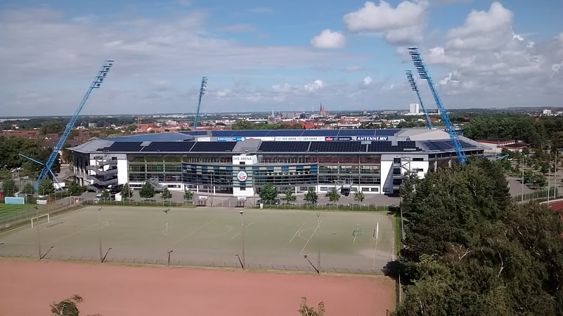 Stadium in Rostock, Germany