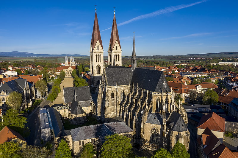 Cathédrale à Halberstadt, Allemagne