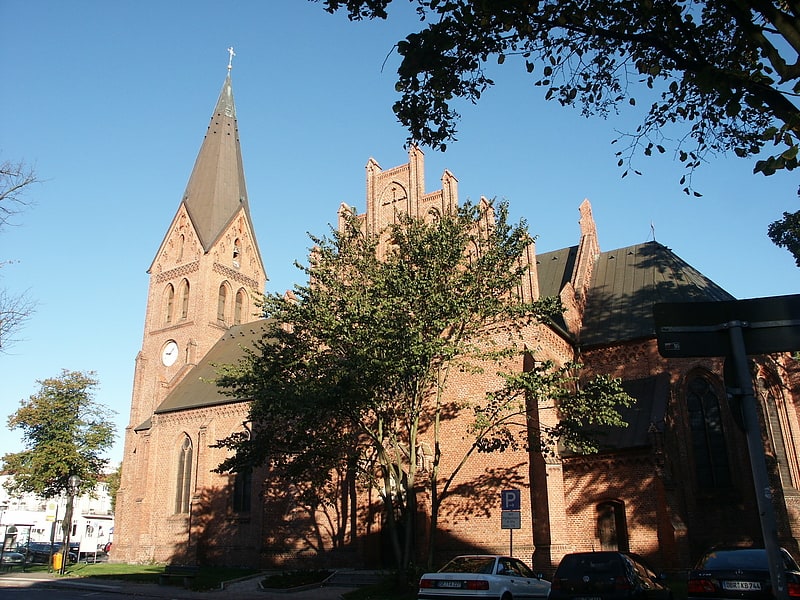 Evangelical church in Rostock, Germany