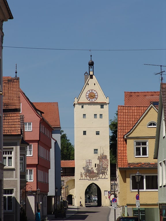 Historische Sehenswürdigkeit in Memmingen, Bayern