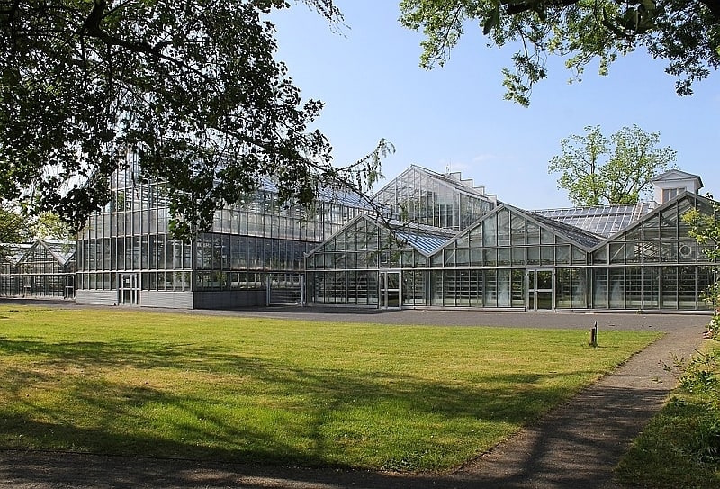 Jardín botánico en Leipzig, Alemania