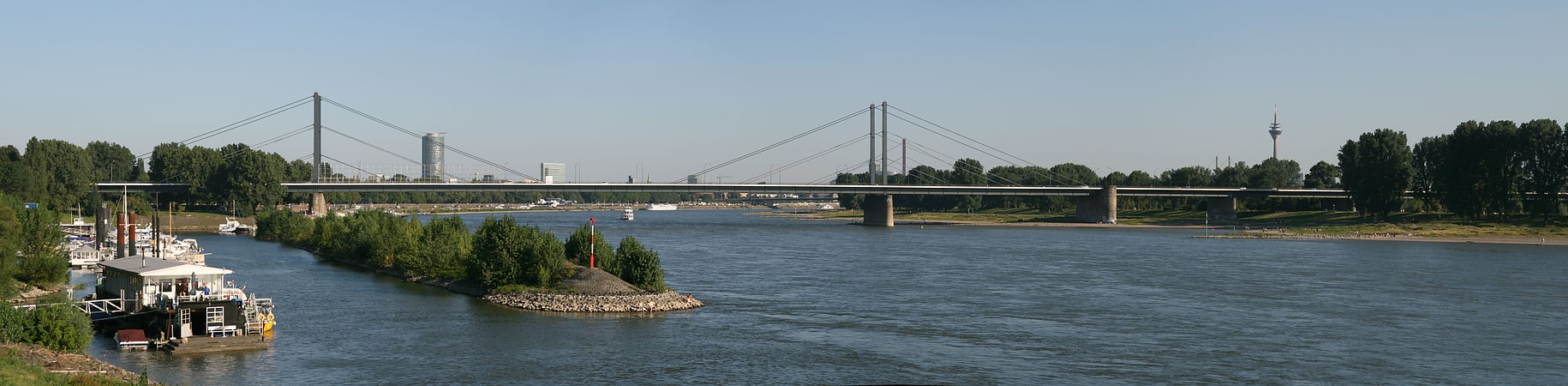 Brücke in Düsseldorf, Nordrhein-Westfalen