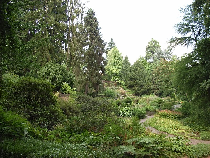 Jardín botánico en Bielefeld, Alemania