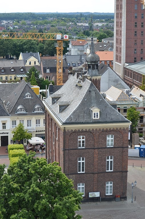 Rathaus in Rheinberg, Nordrhein-Westfalen