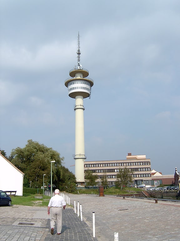 Observation deck in Bremerhaven, Germany