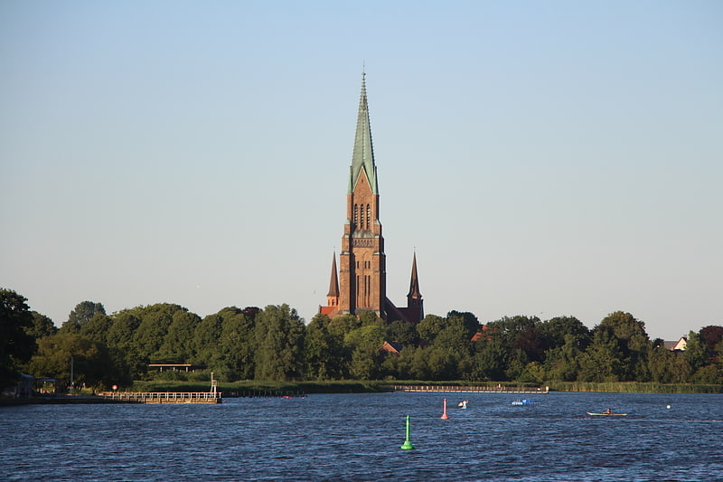 Church in Schleswig, Schleswig-Holstein, Germany