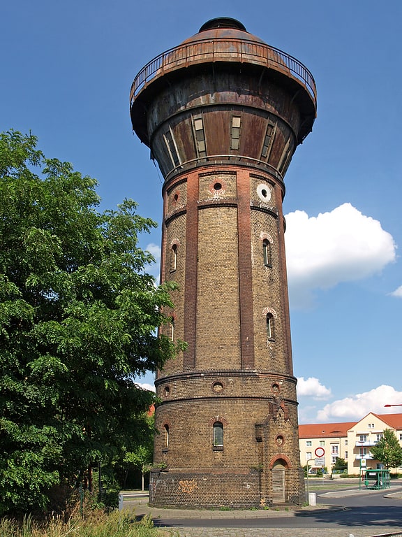 Wasserturm Hoyerswerda Bahnhof