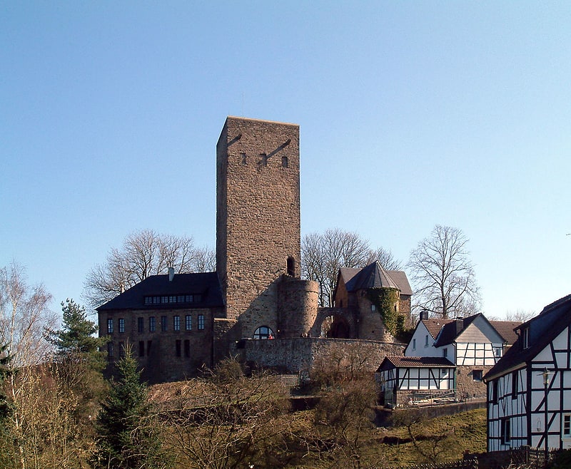 Historical landmark in Hattingen, Germany