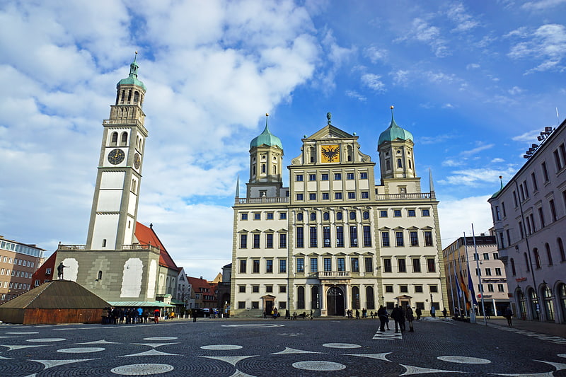 Rathaus in Augsburg, Bayern