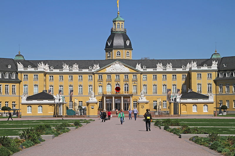 Schloss in Karlsruhe, Baden-Württemberg